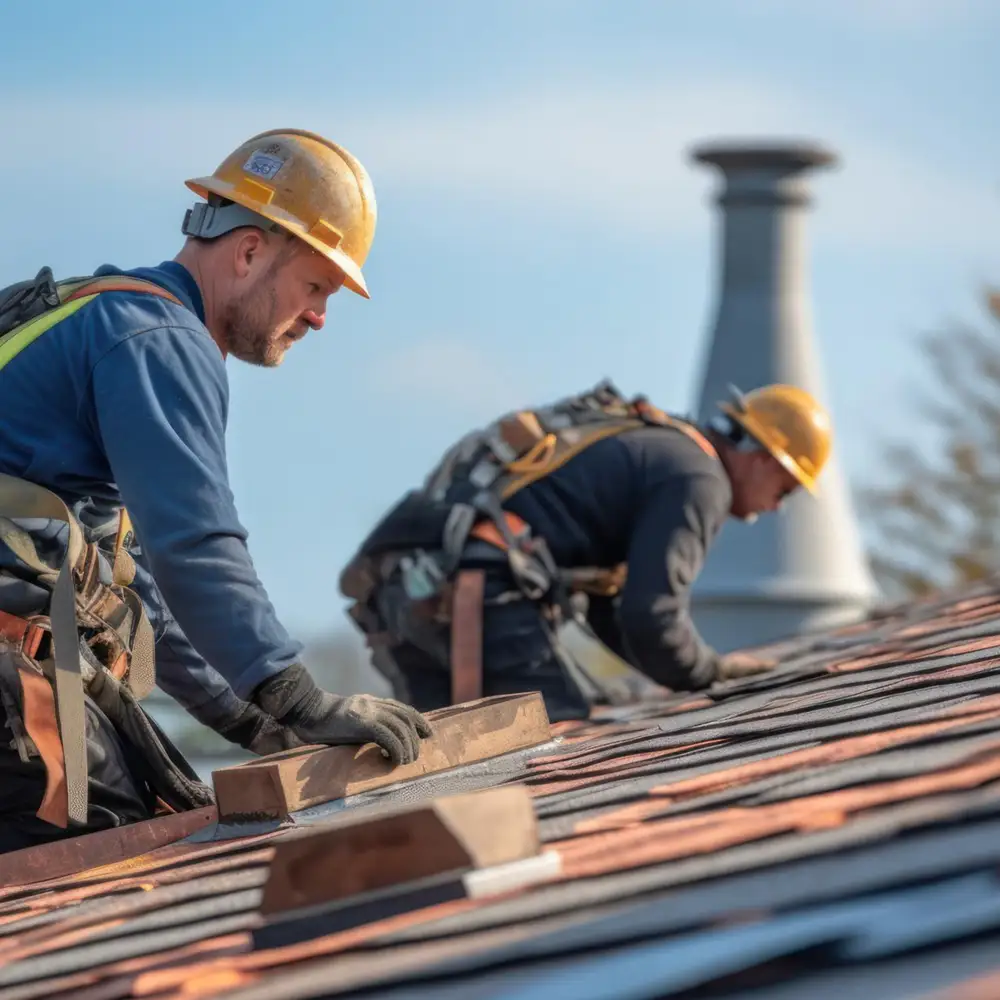 Travaux de toiture à Vouillé